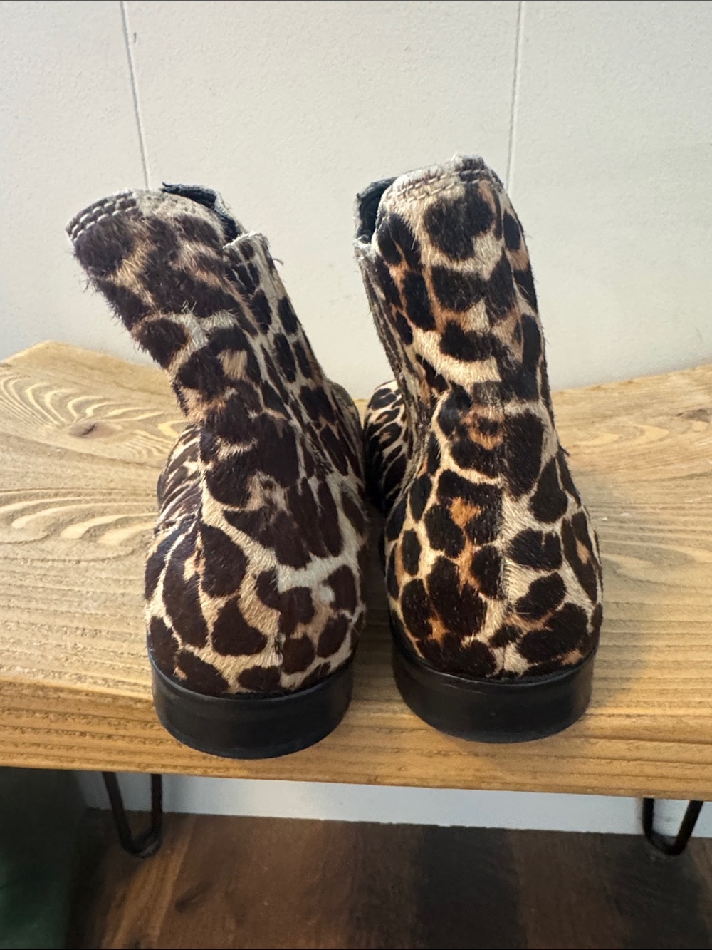 Women’s Rebecca Minkoff Leopard Print Chelsea Boots Size 6.5 - Picture 7 of 7